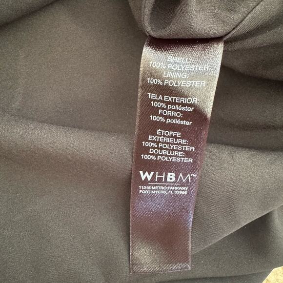 White House Black Market - Black Floral Print Skirt - Full and Flowy! Size 00 - Picture 5 of 8